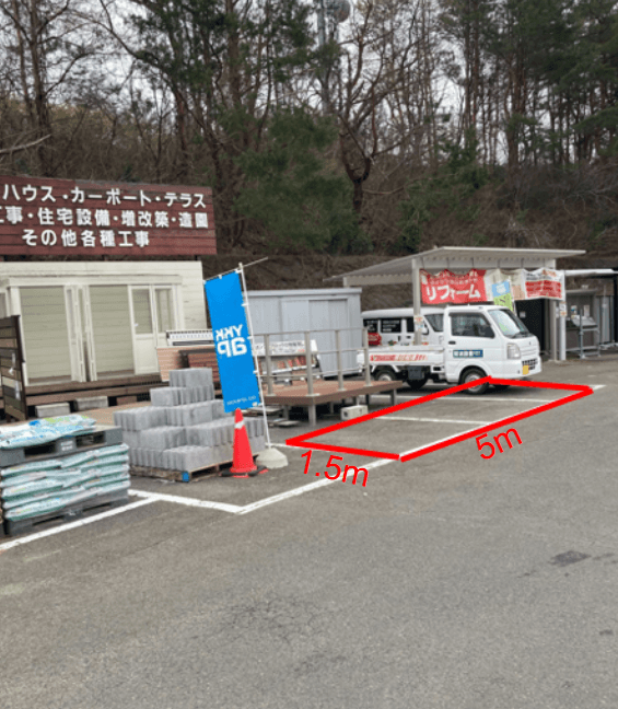 駐車場 キッチンカーの出店やテント形式のイベント実施に最適な屋外の催事イベントスペース