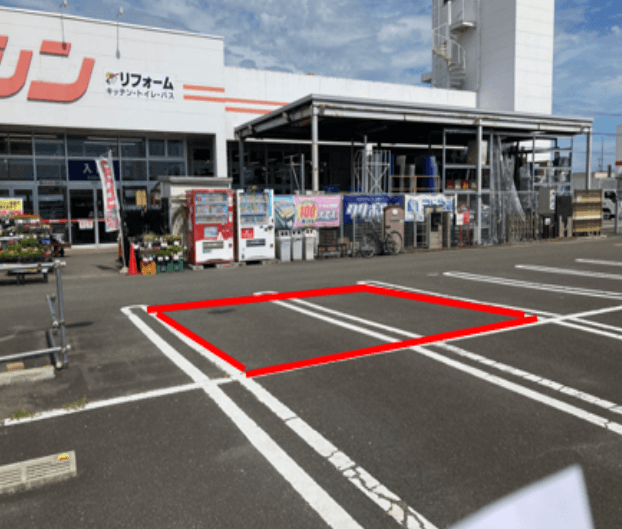 自販機側駐車場 キッチンカーの出店やテント形式のイベント実施に最適な屋外の催事イベントスペース