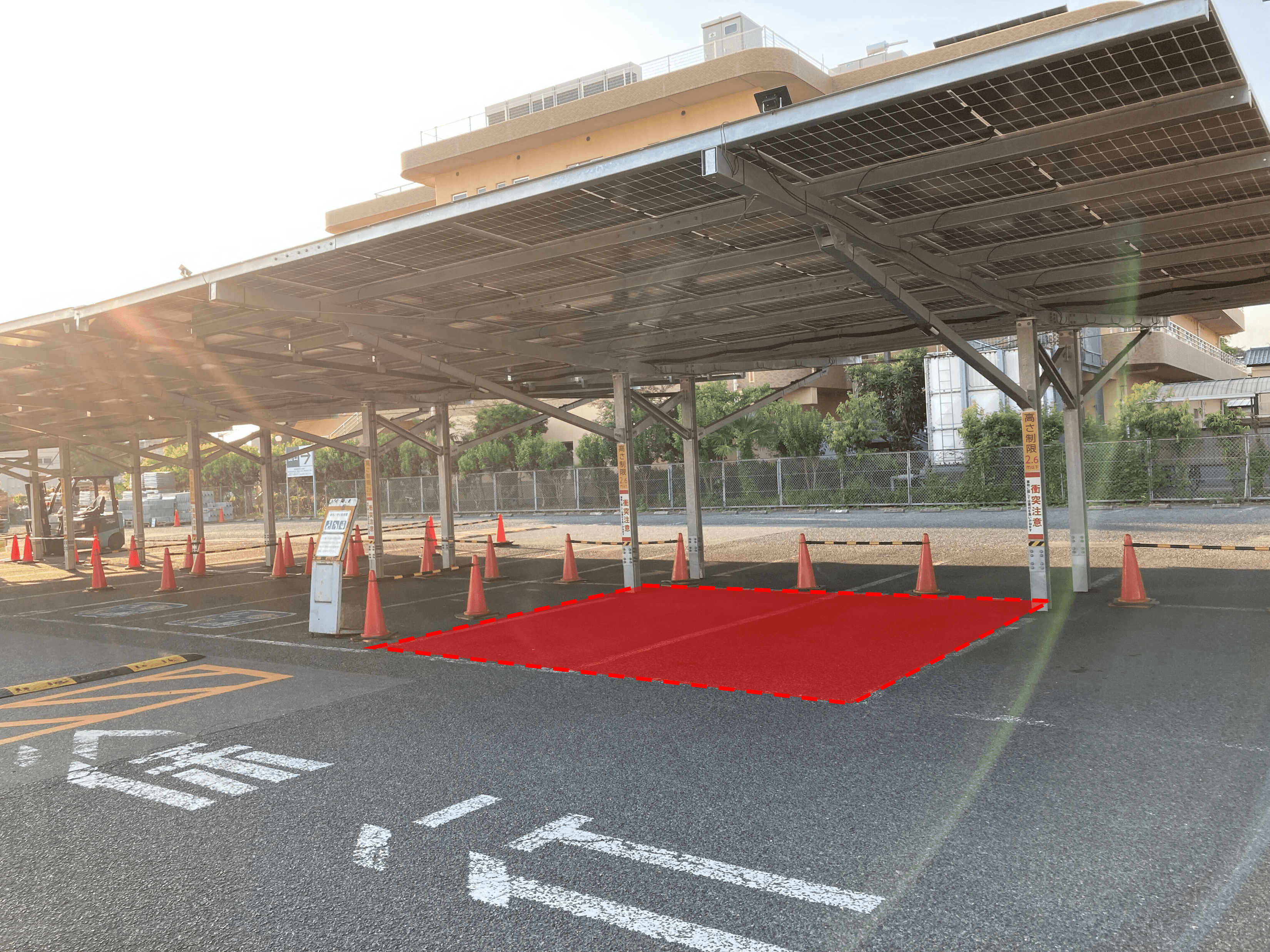 屋外駐車場(高さ2.8mまで) キッチンカーの出店に最適な屋外駐車場の催事イベントスペース