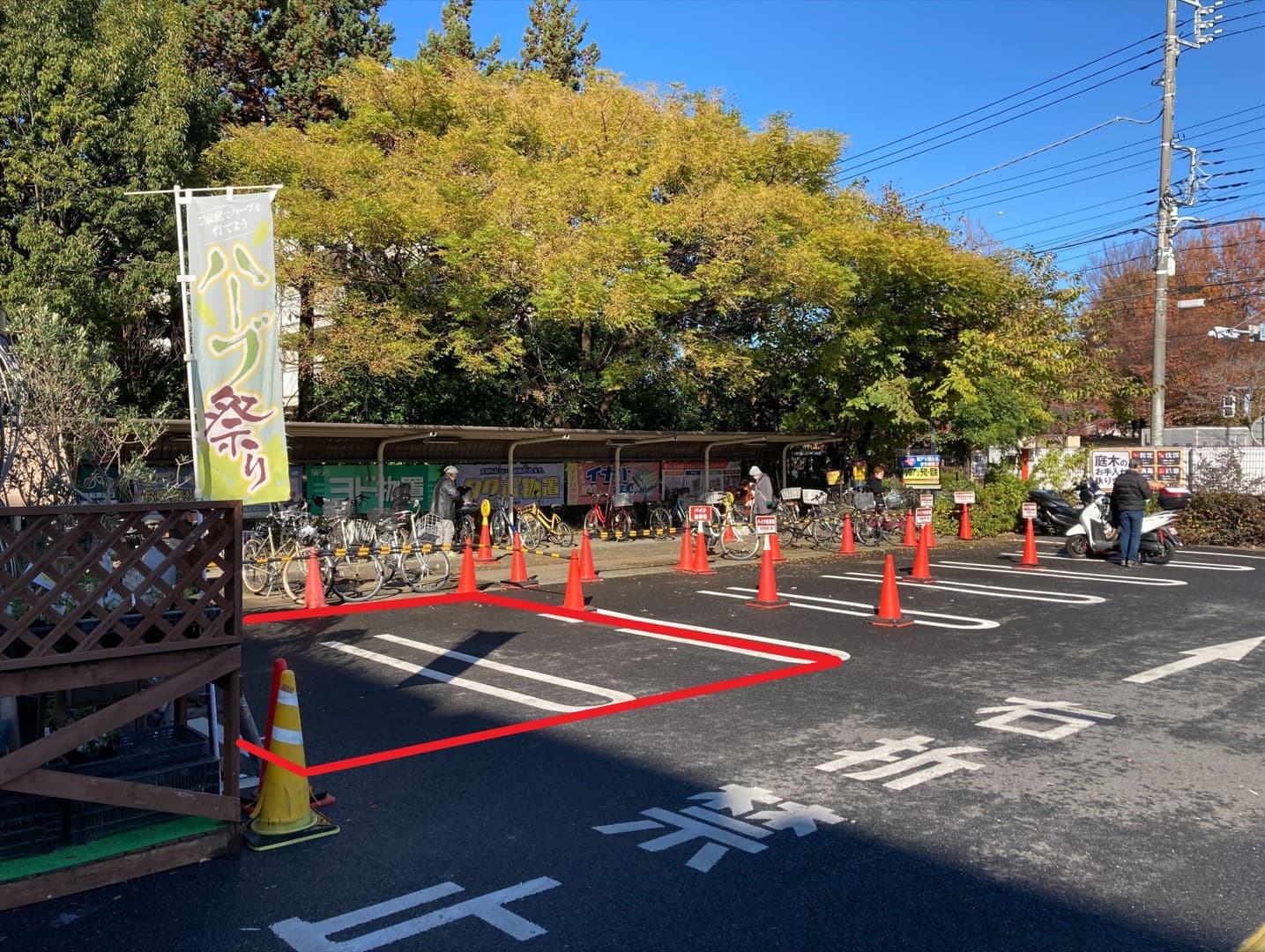 屋外駐車場 キッチンカーの出店に最適な屋外駐車場の催事イベントスペース1